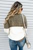 Picture of CURVY GIRL ROUND NECK COLOUR BLOCK SWEATER